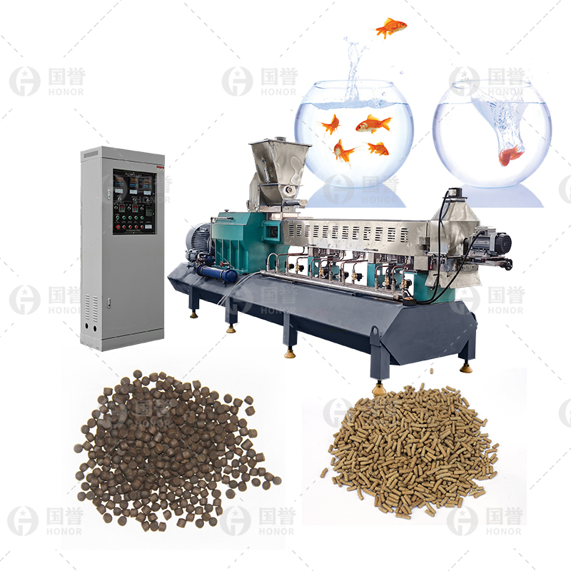 膨化鱼饲料生产线